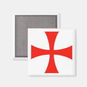 Knachten Templar Coat of Arms Magneet (Voorkant / Achterkant)