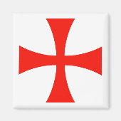 Knachten Templar Coat of Arms Magneet (Voorkant)
