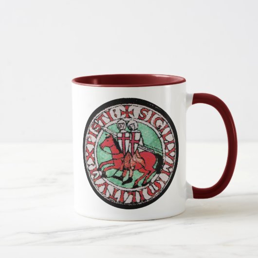 Knachten Templar Seal Mok (Rechts)