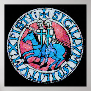 Knachten Templar Seal Poster