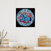 Knachten Templar Seal Poster (Keuken)