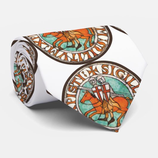 Knachten Templar Seal Stropdas (Opgerold)