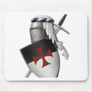 Knachten Templar shield Muismat