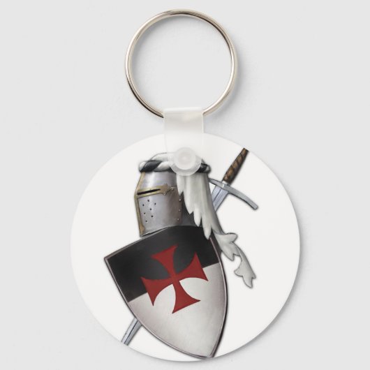 Knachten Templar shield Sleutelhanger (Voorkant)