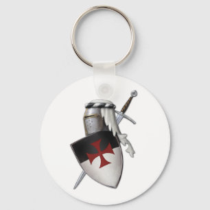 Knachten Templar shield Sleutelhanger