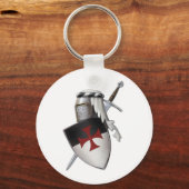Knachten Templar shield Sleutelhanger (Voorkant)