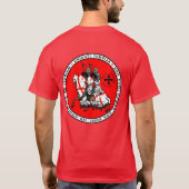 Knachten Templar Two Knight Seal Shirt V1 (Achterkant)