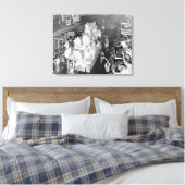 Knachten van Babylon New Orleans Mardigras 1955 Canvas Afdruk (Insitu (Slaapkamer))