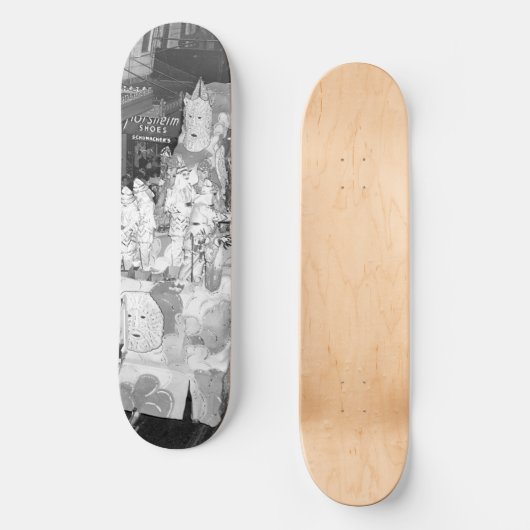 Knachten van Babylon New Orleans Mardigras 1955 Skateboard (Voorkant)