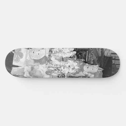 Knachten van Babylon New Orleans Mardigras 1955 Skateboard (Horizontaal)