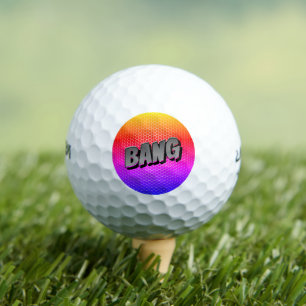 Knal! Retro Comic Pop Art golfballen