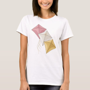 Knallende Zilveren VLIEGER Vlieg Slogan Design T-shirt