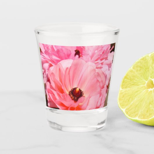 Knalroze Shot Glas (Voorkant)