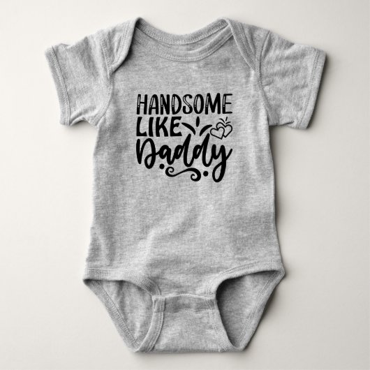 Knap als papa  romper (Voorkant)