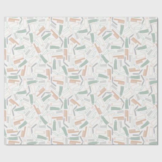 knap chef-messenpatroon cadeaupapier (Vlak)