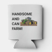 Knap en Can Boerderij Tractor Equipment Funny Blikjeskoeler (Achterkant)