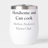 Knap en kan koken en naam toevoegen master chef da (Voorkant)