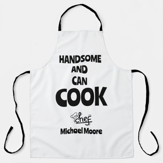 Knap en kan koken schort (Voorkant)