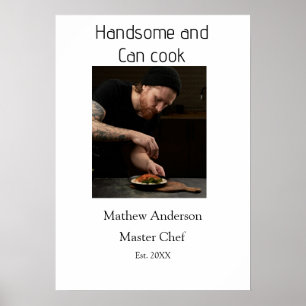 Knap en kan koken voeg naam masterchef datum toe poster