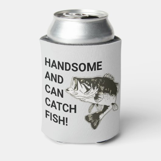 Knap en kan vissen vangen Largemouth Bass Blikjeskoeler (Blikje Achterkant)