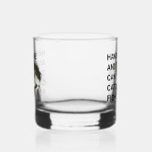 Knap en kan vissen vangen Largemouth Bass Whisky Glas (Links)