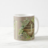 Knap Hout Monogram met Kruiden Mok (Voorkant rechts)