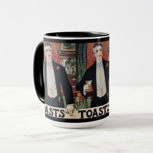 Knap Man  Cocktailcultuur Mok (Voorkant links)