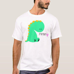Knap shirt van RAWR-dinosaurus