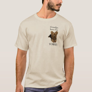 Knap T-shirt - Opa houdt van zijn Yorkie