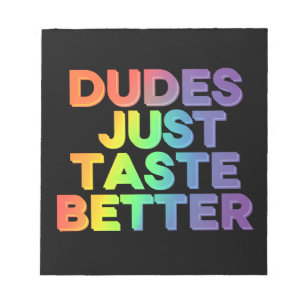 Knapen Smaken Net Beter Regenboog Gay Pride LGBTQ Notitieblok