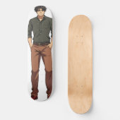 Knappe Anime Man Skateboard (Voorkant)