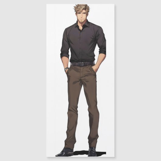 Knappe Blond Ikemen Anime (Voorkant)