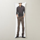 Knappe Blond Ikemen Anime Lichaamskussen (Achterkant (Verticaal))