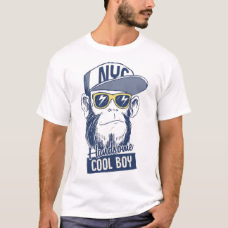 Knappe Coole Jongen T-shirt