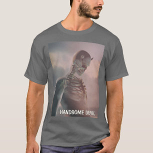 Knappe duivel. Skelet met hoorns T-shirt