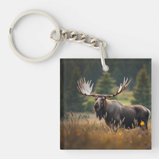 knappe eland sleutelhanger (voorkant)