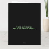 KNAPPE KEREL FUN GREETKAART VOOR HAAR KAART (Achterkant)