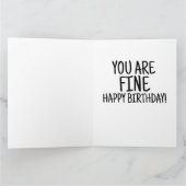 KNAPPE KEREL FUNNY UITGEVERSKAART VOOR HAAR KAART (Binnen)