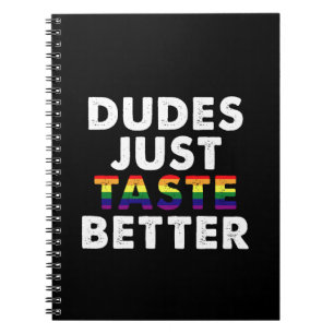 Knappe Kerels Smaken Net Beter Gay Pride Cadeau Id Notitieboek