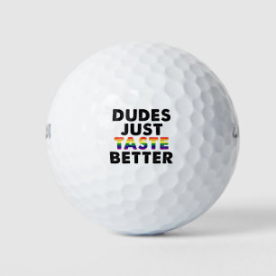 Knappe Kerels Smaken Net Beter Geschenkidee voor G Golfballen