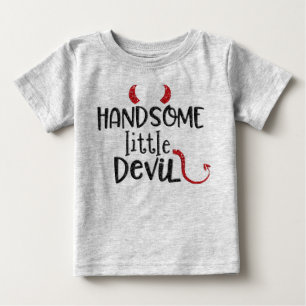 Knappe Kleine Duivel Halloween Peuter Tshirt
