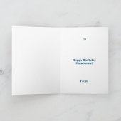Knappe man / vriend Verjaardag Kaart (Binnen)