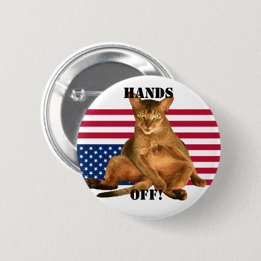 knappe pin ronde button 5,7 cm (Voorkant /achterkant)