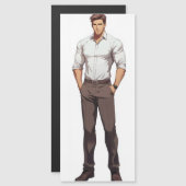 Knappe Rugged Ikemen Anime (Voorkant / Achterkant)
