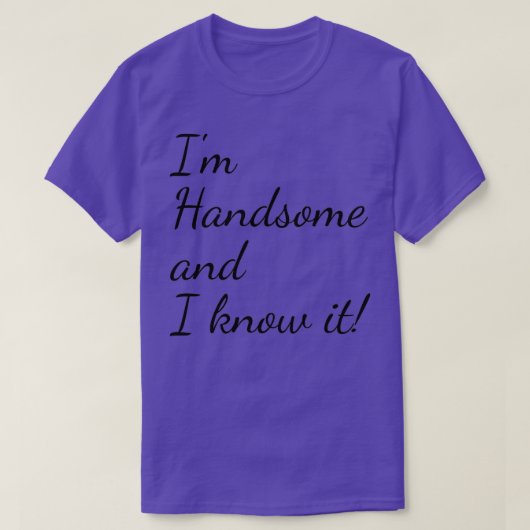 Knappe T-shirt (Design voorkant)