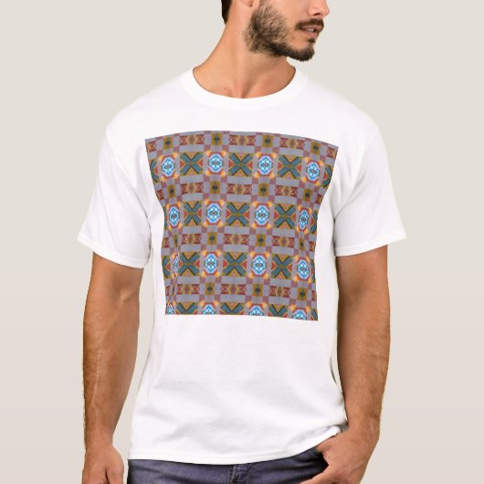 knapperig ontwerp t-shirt (Voorkant)