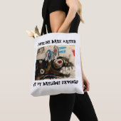 Knapperige Canvas tas (Dichtbij)