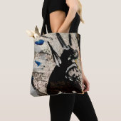 Knapperige Canvas tas (Dichtbij)