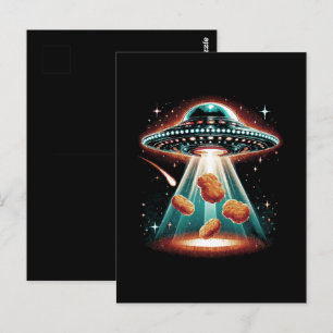 Knapperige kip nugget briefkaart