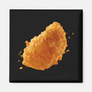 Knapperige Kip Nugget Grappig Voedsel Nuggets Tend Magneet